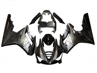 2009-2012 Triumph Daytona 675 Triple Motorcycle Fairings - Silver Glossy Black Canada