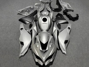 2019-2025 Kawasaki ZX4R ZX-4RR Motorcycle Fairings - Silver Black Canada