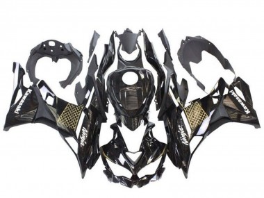 2019-2025 Kawasaki ZX4R ZX-4RR Motorcycle Fairings - Glossy Black White Gold Canada