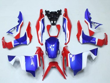 2018-2021 Honda ADV150 Motorcycle Fairings - White Red Blue Canada