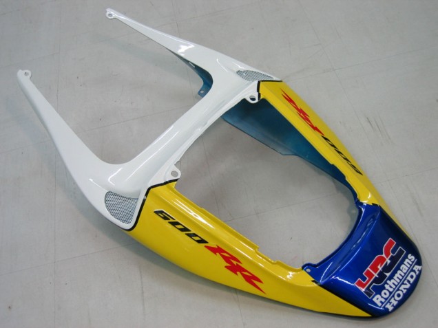 2005-2006 Honda CBR600RR Motorcycle Fairings - Blue White Yellow Rothmans Canada