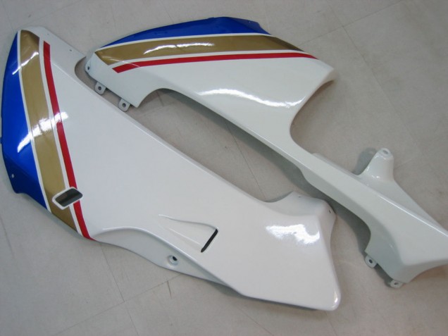 2005-2006 Honda CBR600RR Motorcycle Fairings - Blue White Yellow Rothmans Canada