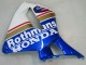 2005-2006 Honda CBR600RR Motorcycle Fairings - Blue White Yellow Rothmans Canada