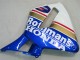 2005-2006 Honda CBR600RR Motorcycle Fairings - Blue White Yellow Rothmans Canada