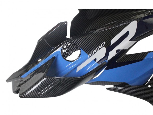 2023-2024 BMW S1000RR Motorcycle Fairings - Blue Red Carbon Fiber Canada