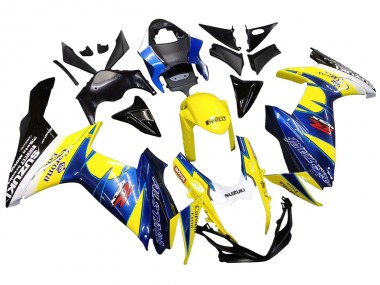 2011-2024 Suzuki GSXR 600/750 Motorcycle Fairings - Yellow Blue White Black Corona Extra Alstare Canada