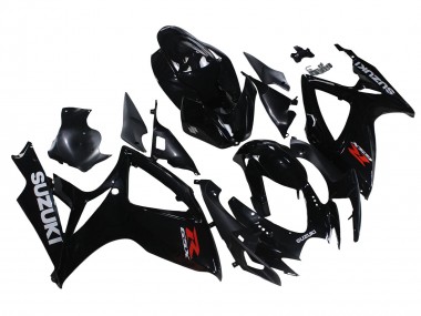 2006-2007 Suzuki GSXR 600/750 Motorcycle Fairings - Glossy Black Canada