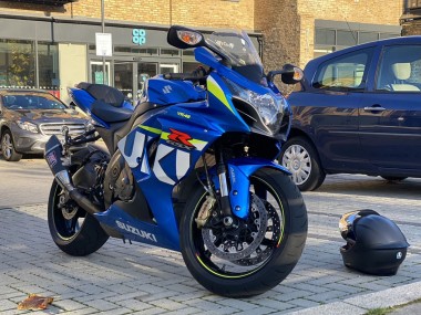 2009-2016 Suzuki GSXR 1000 Motorcycle Fairings - Blue Green White Canada