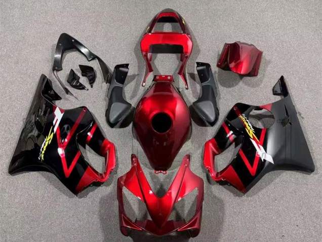 2001-2003 Honda CBR600 F4i Motorcycle Fairings - Candy Red Black Canada