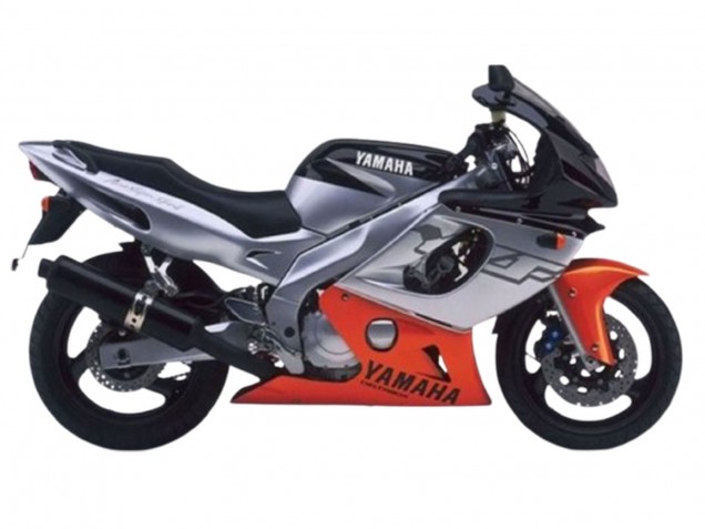1996-2007 Yamaha YZF600R Thundercat Motorcycle Fairings - Grey Orange Black Canada