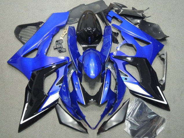 2005-2006 Suzuki GSXR 1000 Motorcycle Fairings - Blue White Silver Black Canada