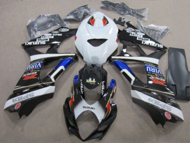 2007-2008 Suzuki GSXR 1000 Motorcycle Fairings - White Blue Red Black Canada