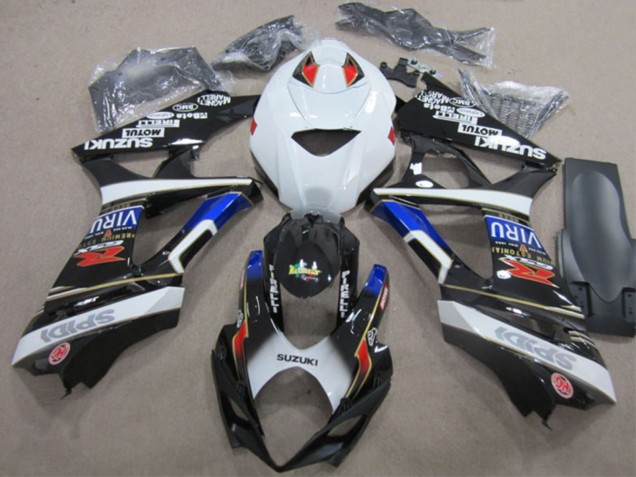 2007-2008 Suzuki GSXR 1000 Motorcycle Fairings - White Blue Red Black Canada