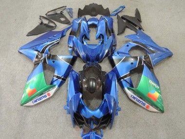 2009-2016 Suzuki GSXR 1000 Motorcycle Fairings - Blue Green JOMO Canada