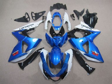2009-2016 Suzuki GSXR 1000 Motorcycle Fairings Kits - White Blue Black Canada