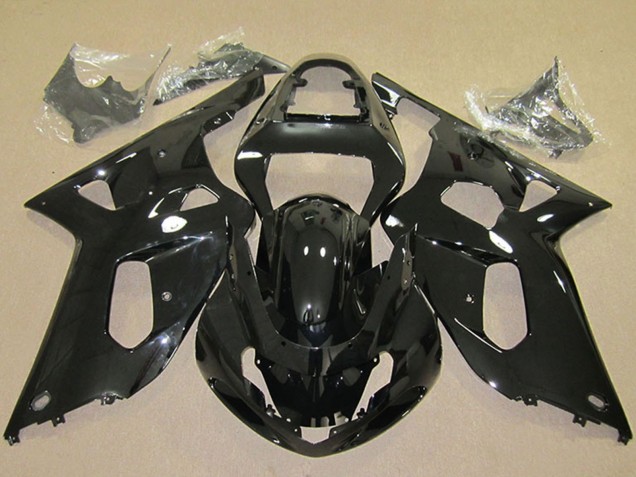 2001-2003 Suzuki GSXR 600 Motorcycle Fairings - Glossy Black Canada