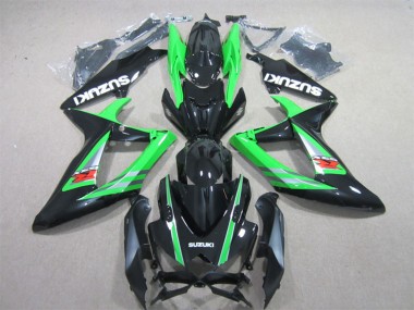 2006-2007 Suzuki GSXR 600 Motorcycle Fairings - Green Glossy Black Red Canada
