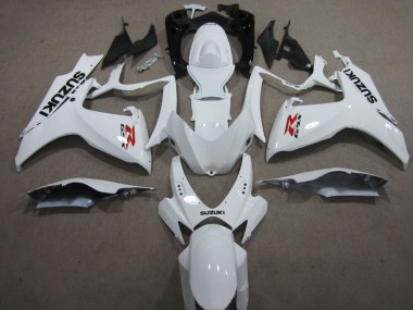 2006-2007 Suzuki GSXR 600 Motorcycle Fairings - White Canada