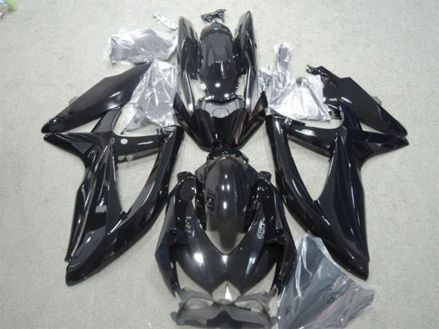 2008-2010 Suzuki GSXR 600 Motorcycle Fairings - Glossy Black Canada