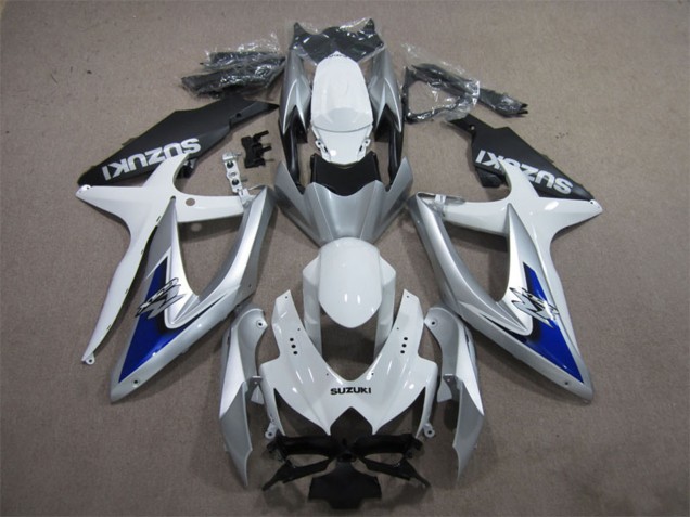 2008-2010 Suzuki GSXR 600 Motorcycle Fairings - Silver White Blue Black Canada
