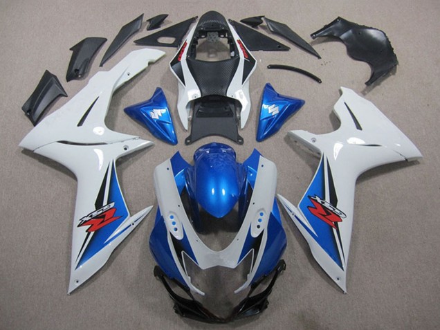 2011-2024 Suzuki GSXR 600 Motorcycle Fairings - White Blue Black Red Canada