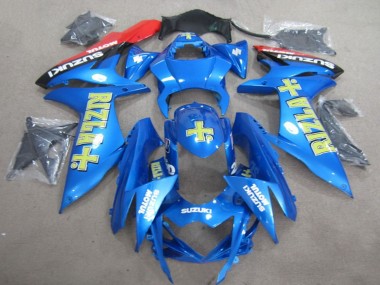 2011-2024 Suzuki GSXR 600 Motorcycle Fairings - Blue Gold Rizla Canada