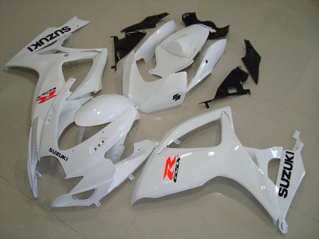 2006-2007 Suzuki GSXR 750 Motorcycle Fairings - White Canada