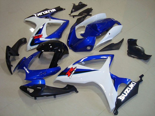 2006-2007 Suzuki GSXR 750 Motorcycle Fairings - White Blue Glossy Black Red Canada