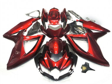 2008-2010 Suzuki GSXR 750 Motorcycle Fairings - Glossy Red Canada