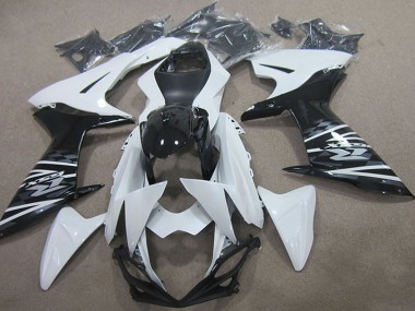 2011-2024 Suzuki GSXR 750 Motorcycle Fairing - White Black Canada