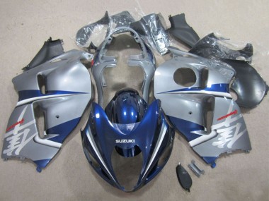 1996-2007 Suzuki GSXR 1300 Hayabusa Motorcycle Fairings - Silver Blue Canada