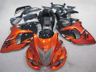2008-2020 Suzuki GSXR 1300 Hayabusa Motorcycle Fairings - Orange Black Canada