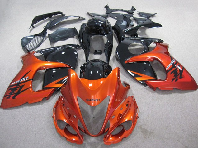 2008-2020 Suzuki GSXR 1300 Hayabusa Motorcycle Fairings - Orange Black Canada