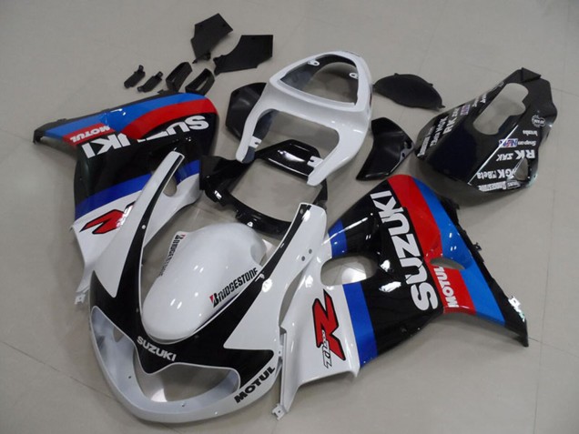 1998-2003 Suzuki TL1000R Motorcycle Fairings - White Red Blue Black Motul Canada