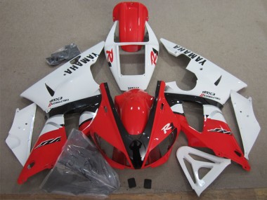1998-1999 Yamaha YZF R1 Motorcycle Fairing - White Red Black Canada