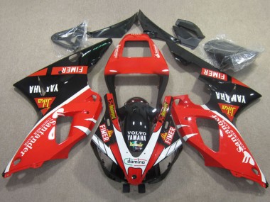 1998-1999 Yamaha YZF R1 Motorcycle Fairings - Red White Black Santander Canada