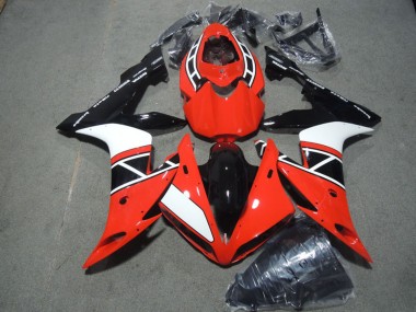2004-2006 Yamaha YZF R1 Motorcycle Fairings - White Red Black Canada