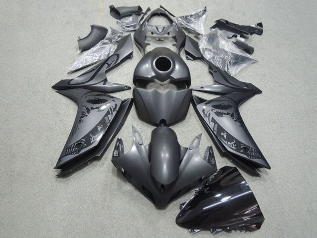2007-2008 Yamaha YZF R1 Motorcycle Fairings - Matte Black Canada