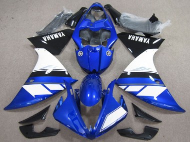 2009-2011 Yamaha YZF R1 Motorcycle Fairings - Blue White Black Canada