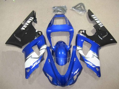 2012-2014 Yamaha YZF R1 Motorcycle Fairing Kits - Blue White Glossy Black Canada