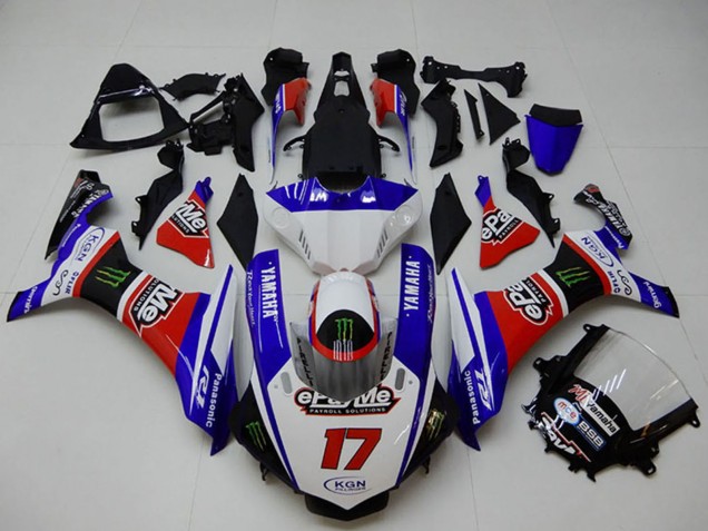 2015-2019 Yamaha YZF R1 Motorcycle Fairings - White Blue Red Black Green Monster Canada