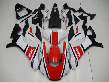 2015-2019 Yamaha YZF R1 Motorcycle Fairings - White Red Black Canada