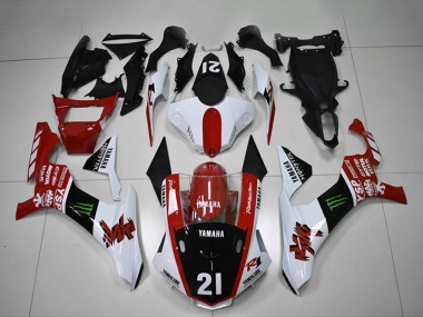 2015-2019 Yamaha YZF R1 Motorcycle Fairings - White Red Glossy Black Green Monster Motul YSP Canada