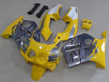 Cheap 1988-1989 Grey Yellow Honda CBR250RR MC19 Motorbike Fairing Kits Canada