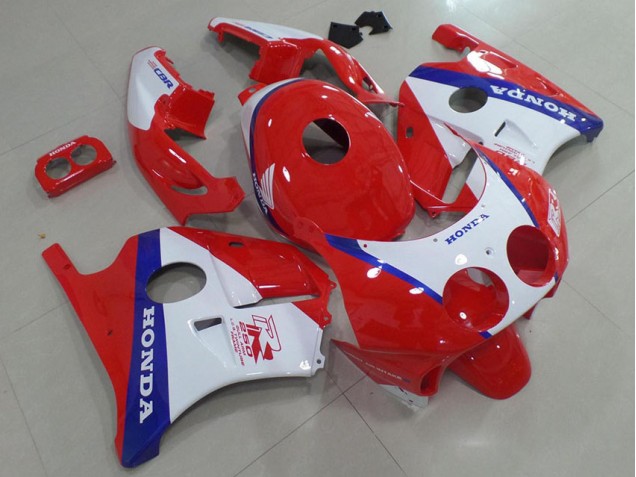 Cheap 1991-1998 Blue Red White Honda CBR250RR MC22 Replacement Motorcycle Fairings Canada Cheap 1991-1998 Blue Red White Honda CBR250RR MC22 Replacement Motorcycle Fairings Canada