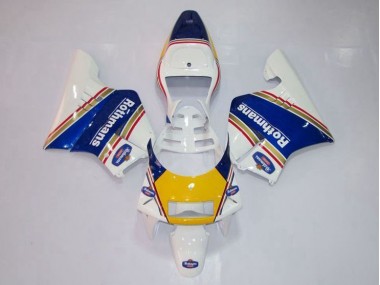Cheap 1994-1996 Yellow White Blue Honda NSR250 MC28 P4 Replacement Motorcycle Fairings Canada