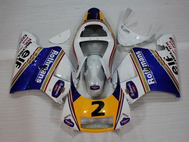 Cheap 1994-1996 White Blue Yellow Honda NSR250 MC28 P4 Bike Fairing Kit Canada Cheap 1994-1996 White Blue Yellow Honda NSR250 MC28 P4 Bike Fairing Kit Canada