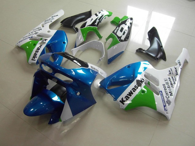 Cheap 1994-1997 Light Blue White Kawasaki ZX9R Moto Fairings Canada Cheap 1994-1997 Light Blue White Kawasaki ZX9R Moto Fairings Canada