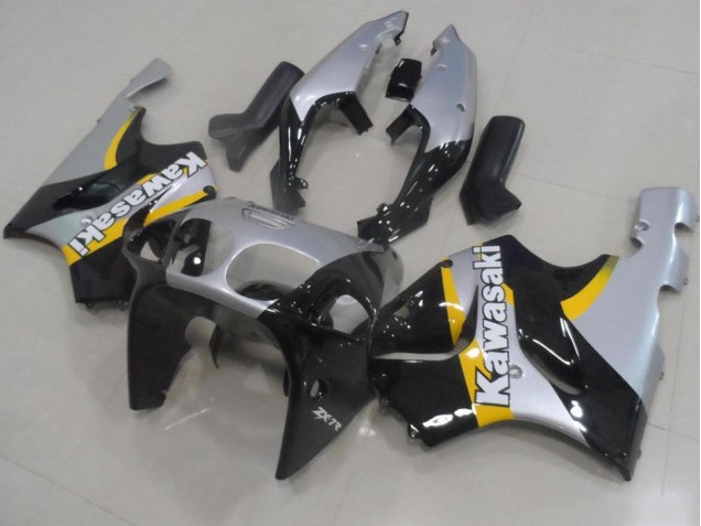 Cheap 1996-2003 Silver and Black Kawasaki ZX7R Motorcylce Fairings Canada Cheap 1996-2003 Silver and Black Kawasaki ZX7R Motorcylce Fairings Canada