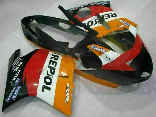Cheap 1996-2007 Orange Repsol Honda CBR1100XX Motorbike Fairing Canada